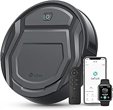 LEFANT Robot Aspirapolvere, Aspirazione 2200Pa,Peli di animali,Capelli, Pavimenti, Polvere,Pulizia della casa,Autonomia 120 min, 6 Modalità di Pulizia,Wi-Fi/App/Telecomando,M210P Grigio