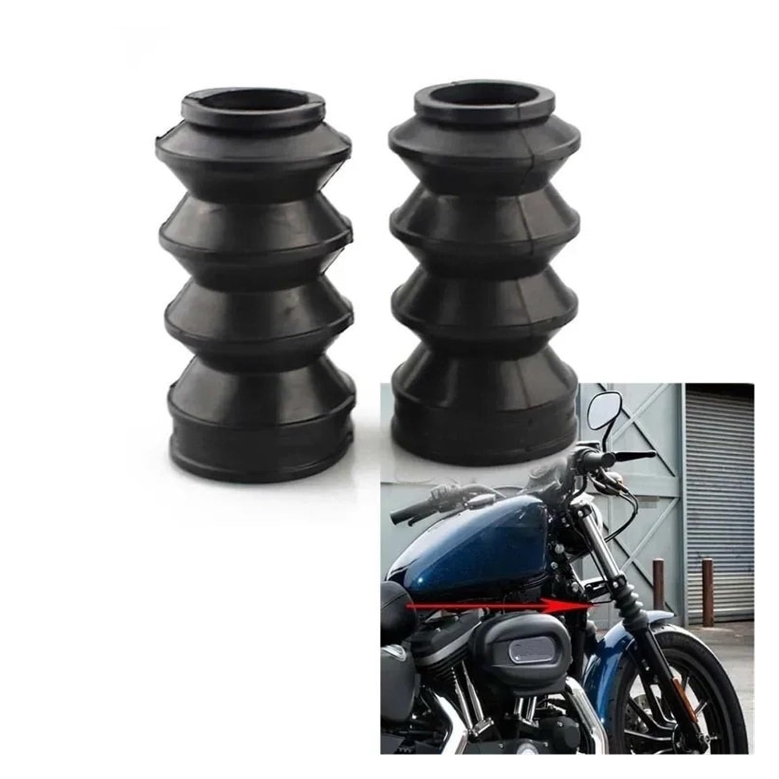 Adatto Per Harley Davidson 1200 Moto Ricambi Accessorio Copriforcella Anteriore Da 39 Mm Gator Boo Anello di Protezione Forcella Anteriore Copri Forc