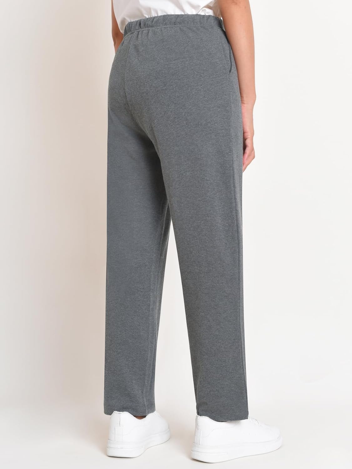 Weintee Women's Petite Knit Pants with Drawstring - Image 2