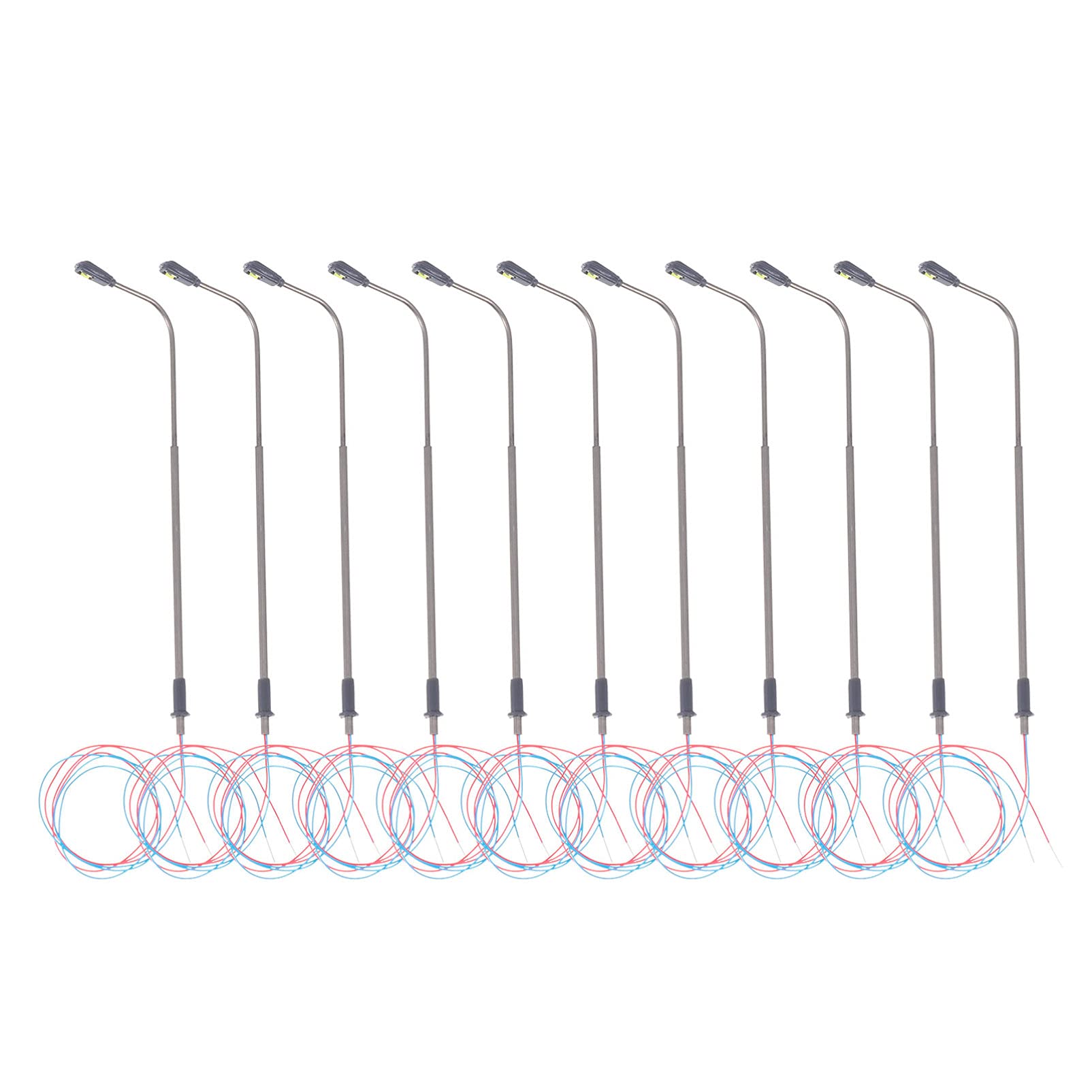 NAMOARLY 1/150 Scale Led Lamp Post Street Light Led Light Accessory Miniature Lamp Post