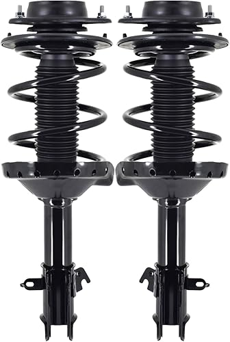 Miniatura 1 de PM Auto Par de 2 muelles helicoidales de puntal completo rápido delantero izquierdo - derecho para Subaru Impreza Premium 2012-2016, Sport Premium,