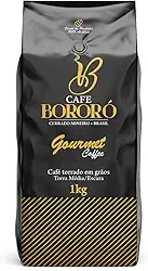 Café Em Grãos Torrado 100% Arábica Gourmet Torra Escura 1kg Café Bororó