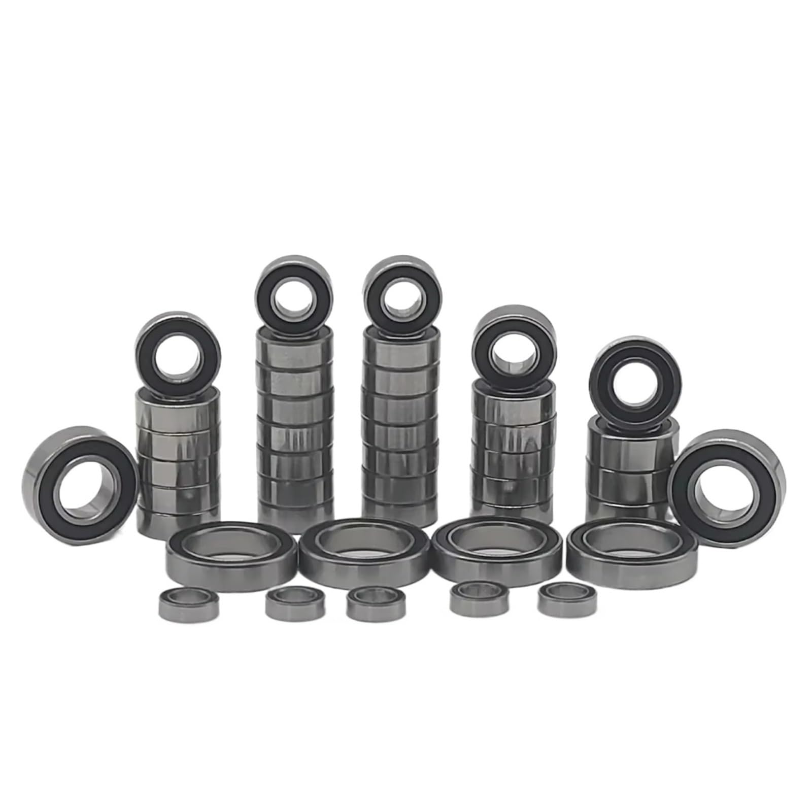 RC Lagerteile Für Traxxas Für Summit 1/10 43Pcs Tiefe Nut Chrom Stahl Metric Kugellager RC Auto