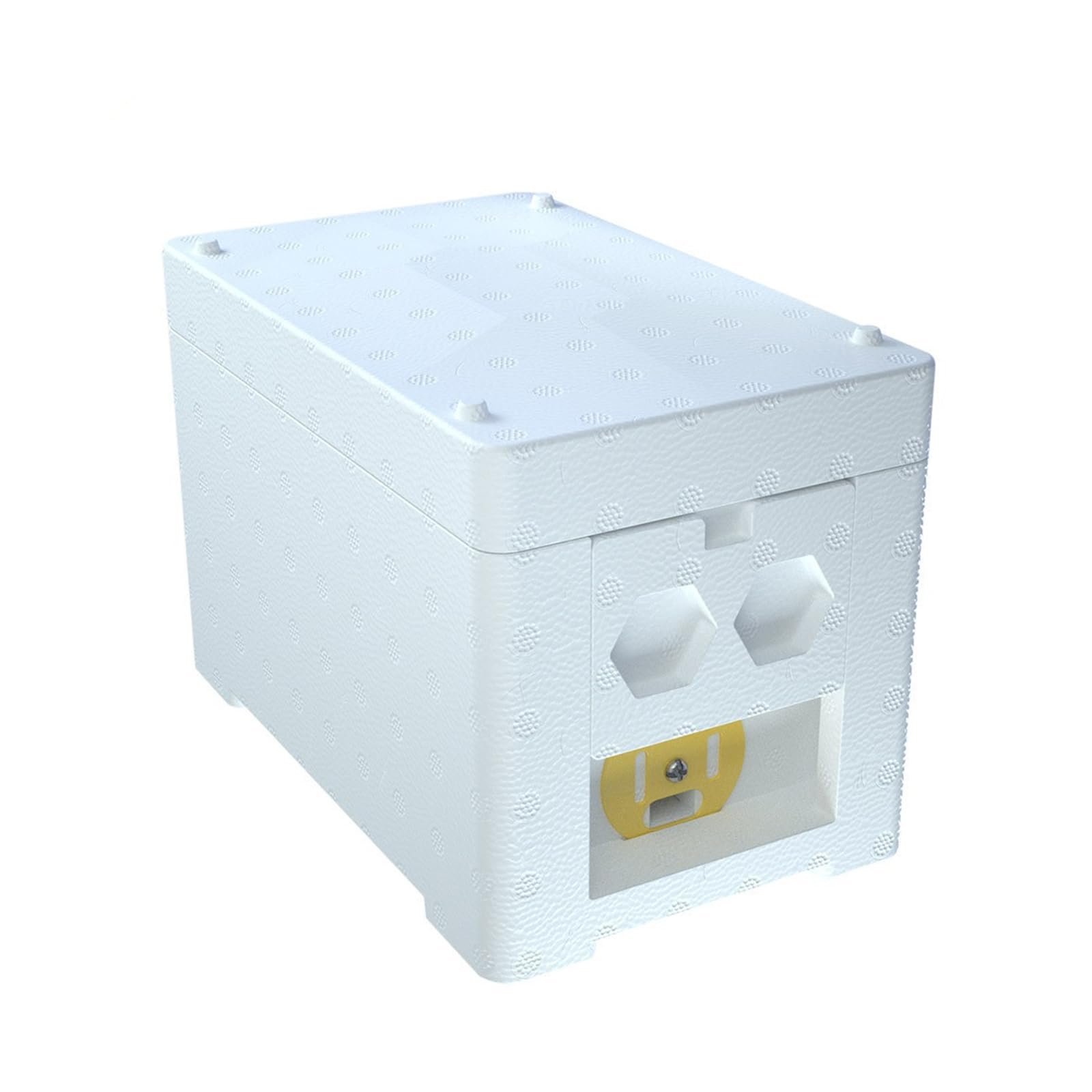 fexxkg Apiary Rearing Box 3 Frame Foam Beekeeping Box With Removable Lid for Breeder Setup, Small Apiary Management, Hobby User