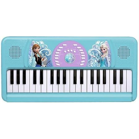 Amazon 子供用 キーボード ピアノ おもちゃ ディズニー アナ雪 電子楽器 音楽 ミュージックトイ ピアノ 鍵盤楽器 おもちゃ