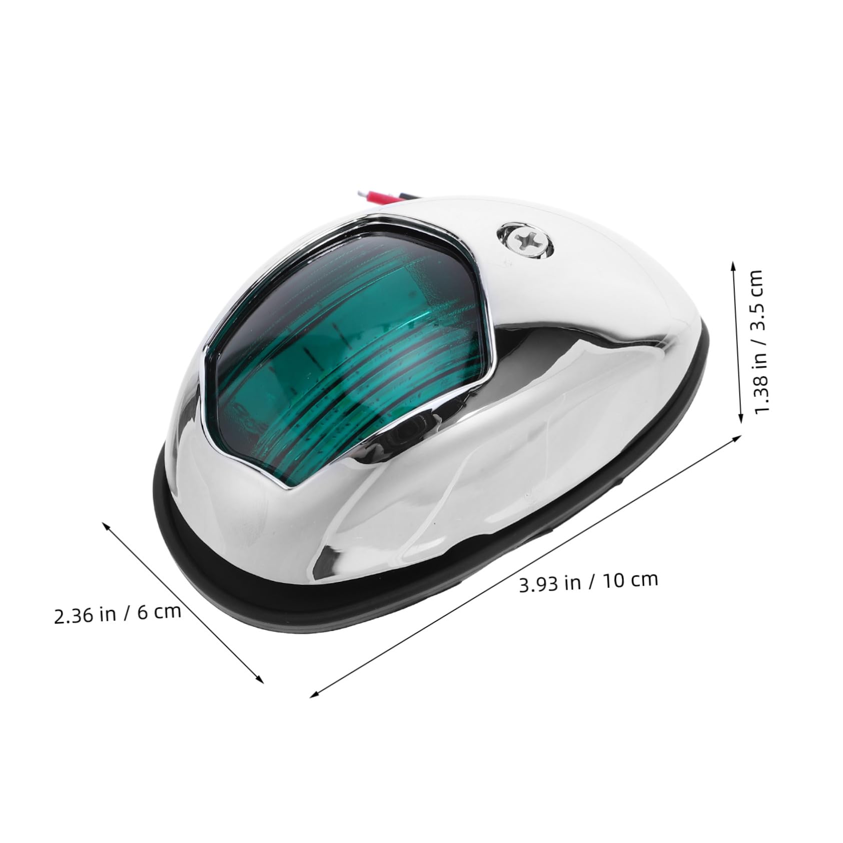 MAGICLULU Luces de Navegación LED para Barco Yate, 12v, Señal Marítima Roja y Verde, Resistencia Ip67, bajo Consumo, 2 Piezas para Estribor, para Embarcaciones y Lanchas Rápidas