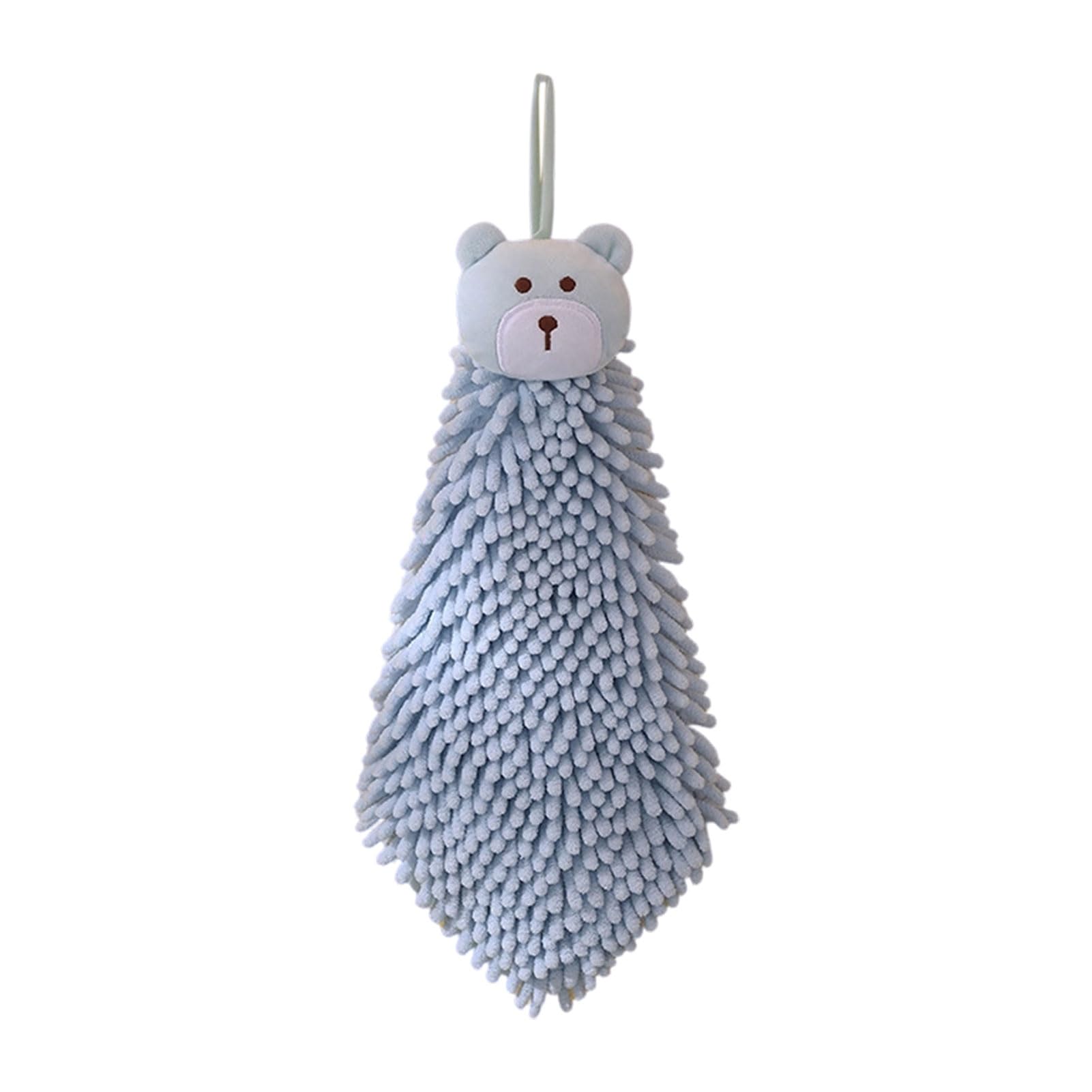 bayicie Fast Drying Hand Towel for Kitchen, Soft Absorbent Quick Dry Towel with Hanging, Plush Chenille Dishcloth for Bathroom Decor