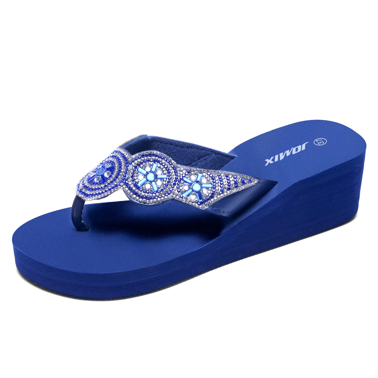 JOMIX Infradito Donna Eleganti Ciabatte Zeppa Casa Mare Piscina