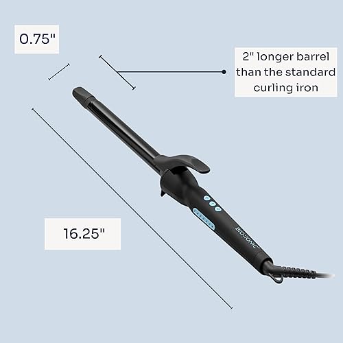 Miniatura 10 de Bio Ionic Long Barrel Curling Iron with Moisture Heat Technology & NanoIonic MX Versatile Curling Wand - Multiple Barrel Sizes for Tight, Classic,