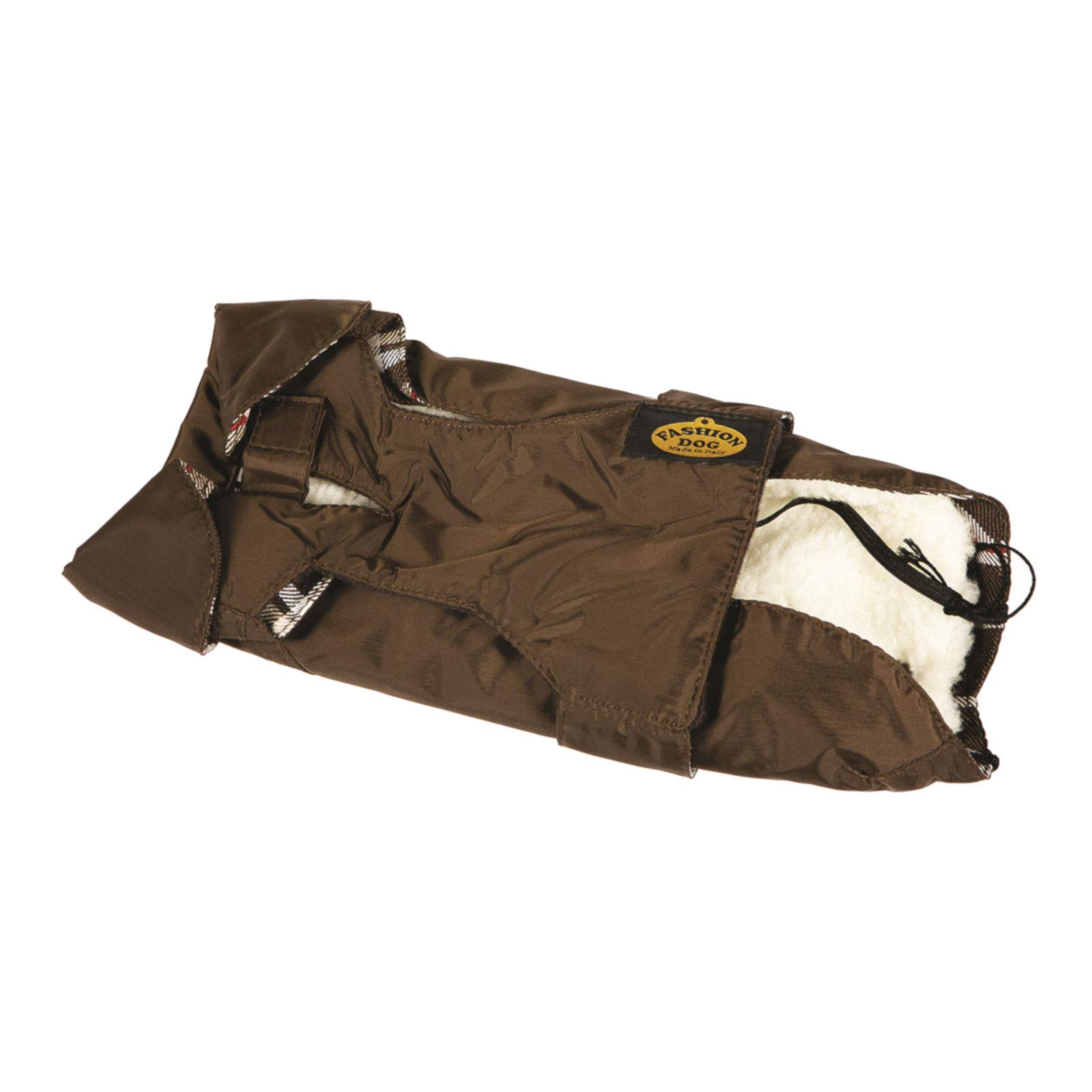 Fashion Dog Hundemantel speziell für Dackel - Braun - 39