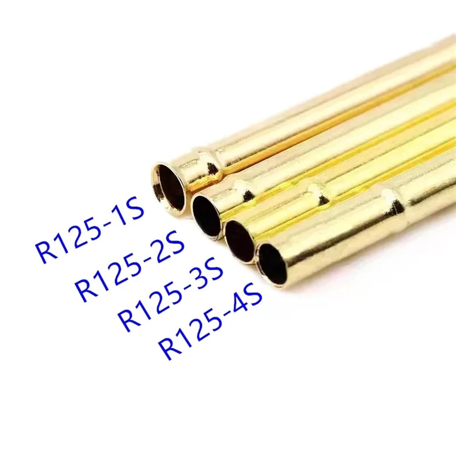 100PCS/pack of R125-1S 2S 3S 4S Test Probe Socket Pogo Pin PCB Fixture Accessories Fixture Accessories(R125-4S)