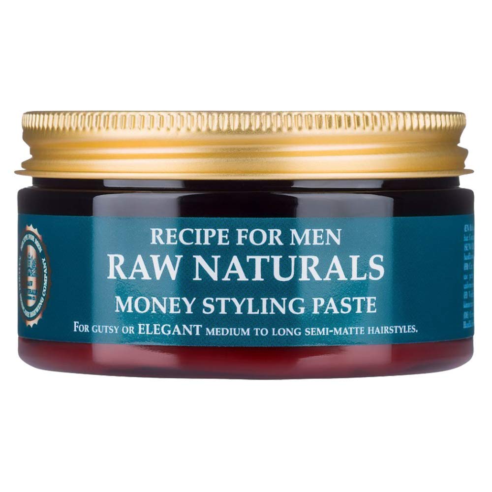 Raw Naturals MONEY STYLING PASTE | Hair Wax for Men | Unique Styling Cream for Men | Firm hold with a flawless matte finish | Natural product from your local Swedish Skincare Microbrewery | 100ml