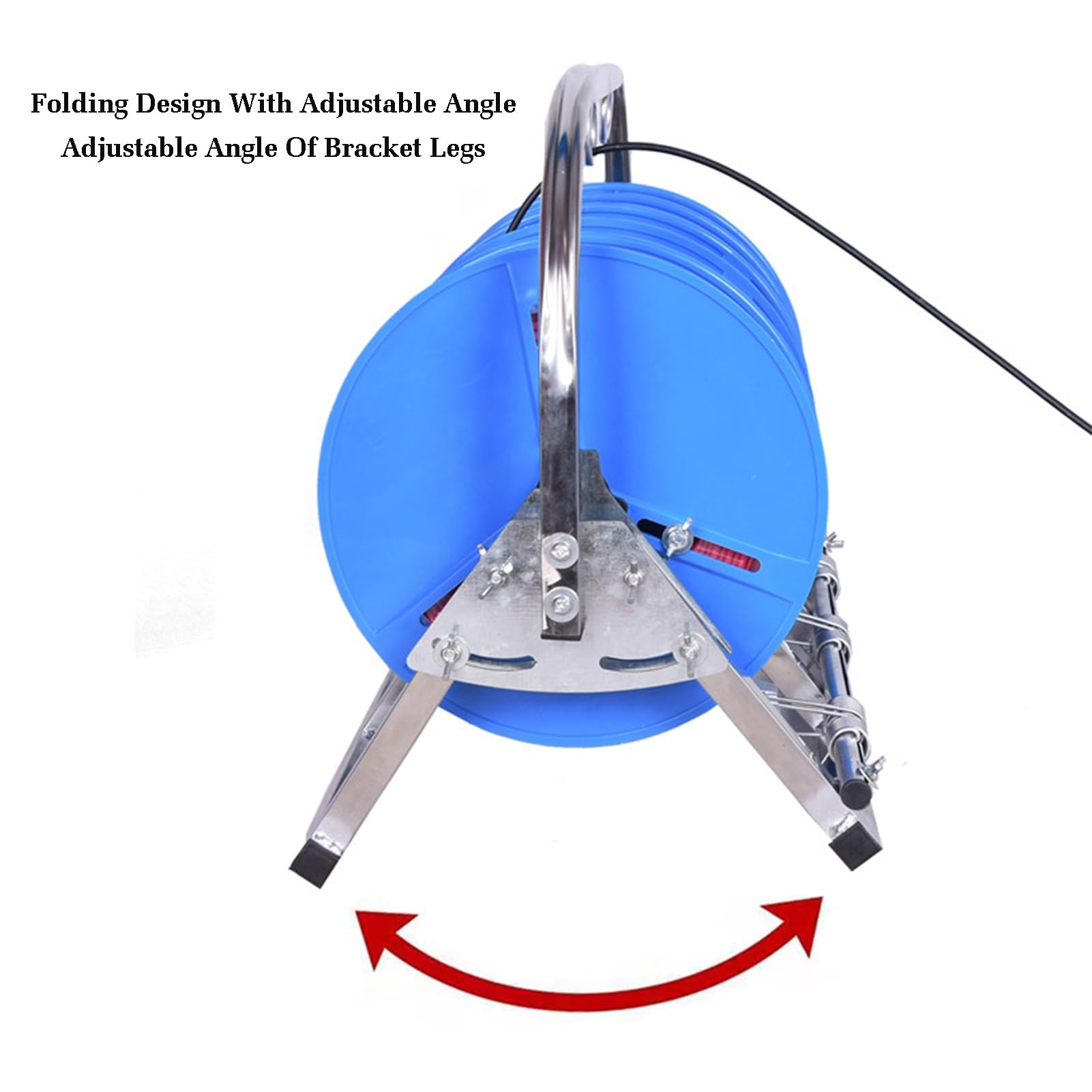 Dispensador de carretes, Estante de Alambre Plegable para carretes, Soporte de Almacenamiento de carretes de Alta Resistencia, Estante de Almacenamiento de Rollos de Cintas, para u