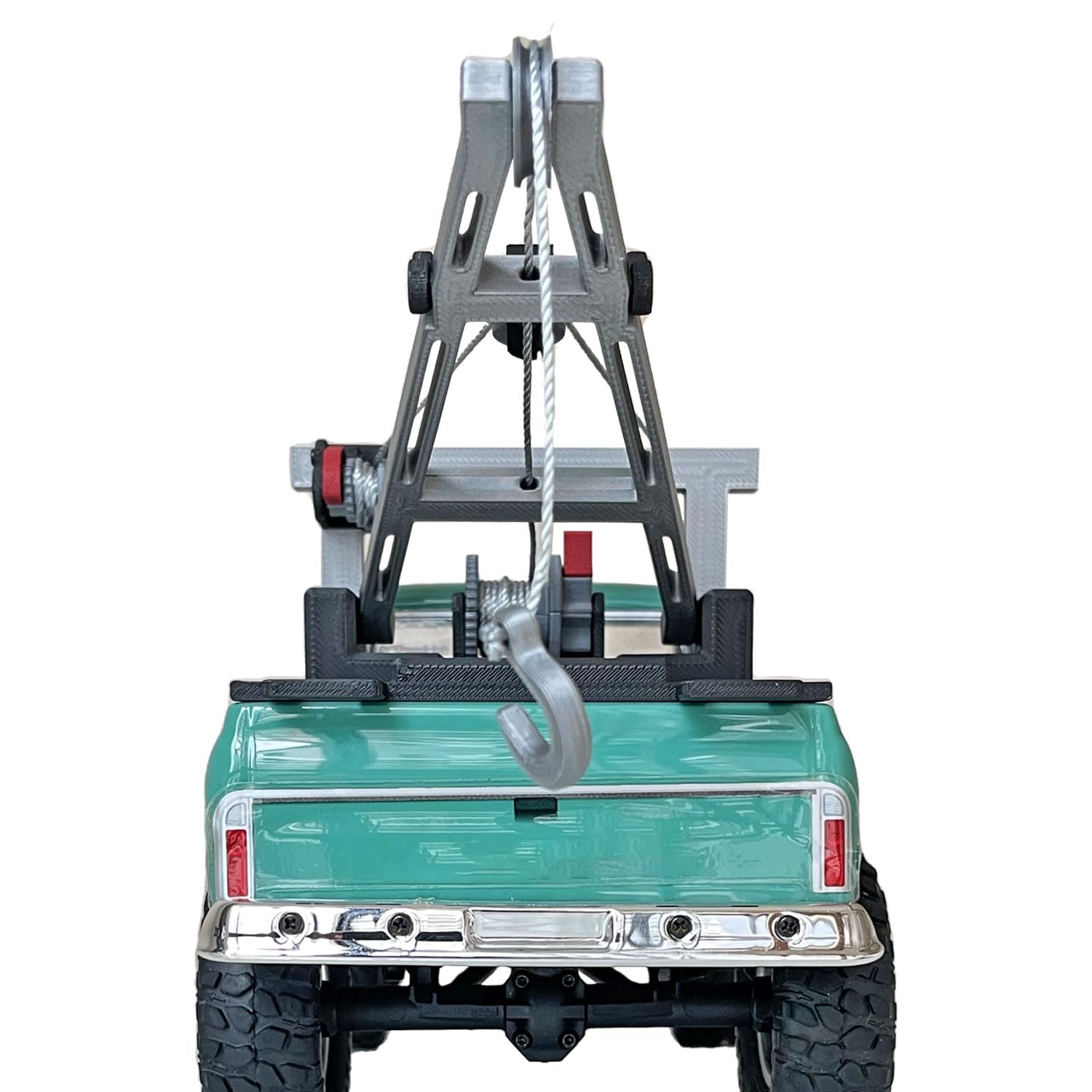 133mm/5.20in Pickup Corpo Rigido Borsette Con Letto Rack Per 1/24 RC - Foto 9