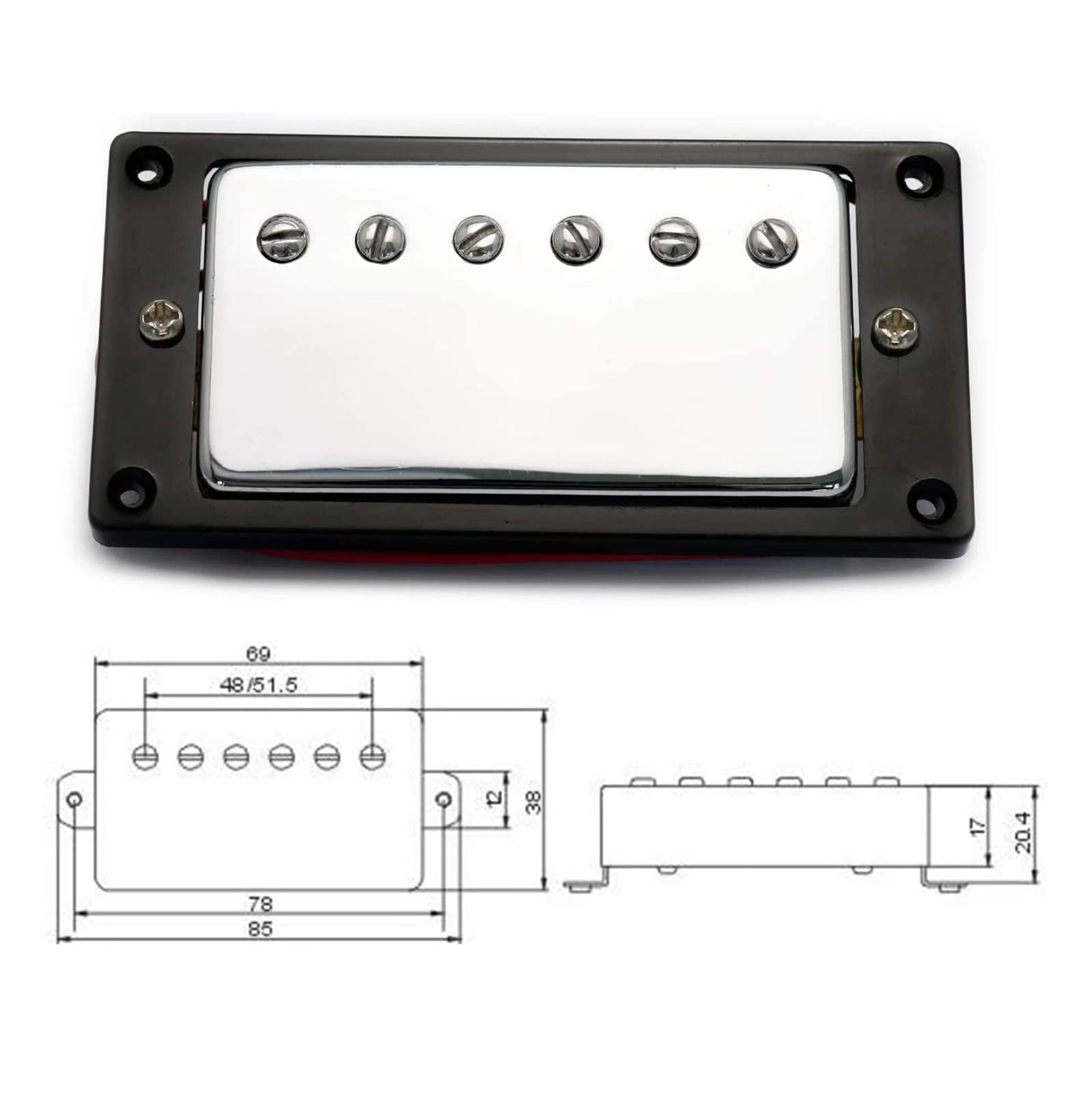 Pastillas De Humbucker Cuello Y Puente Lp Kit De Accesorios De Piezas De Guitarra Eléctrica Pastillas guitarra