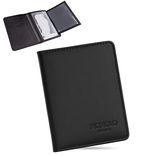 Carteira Porta Cartão Masculina Couro Legítimo Slim RG CNH MONOLO