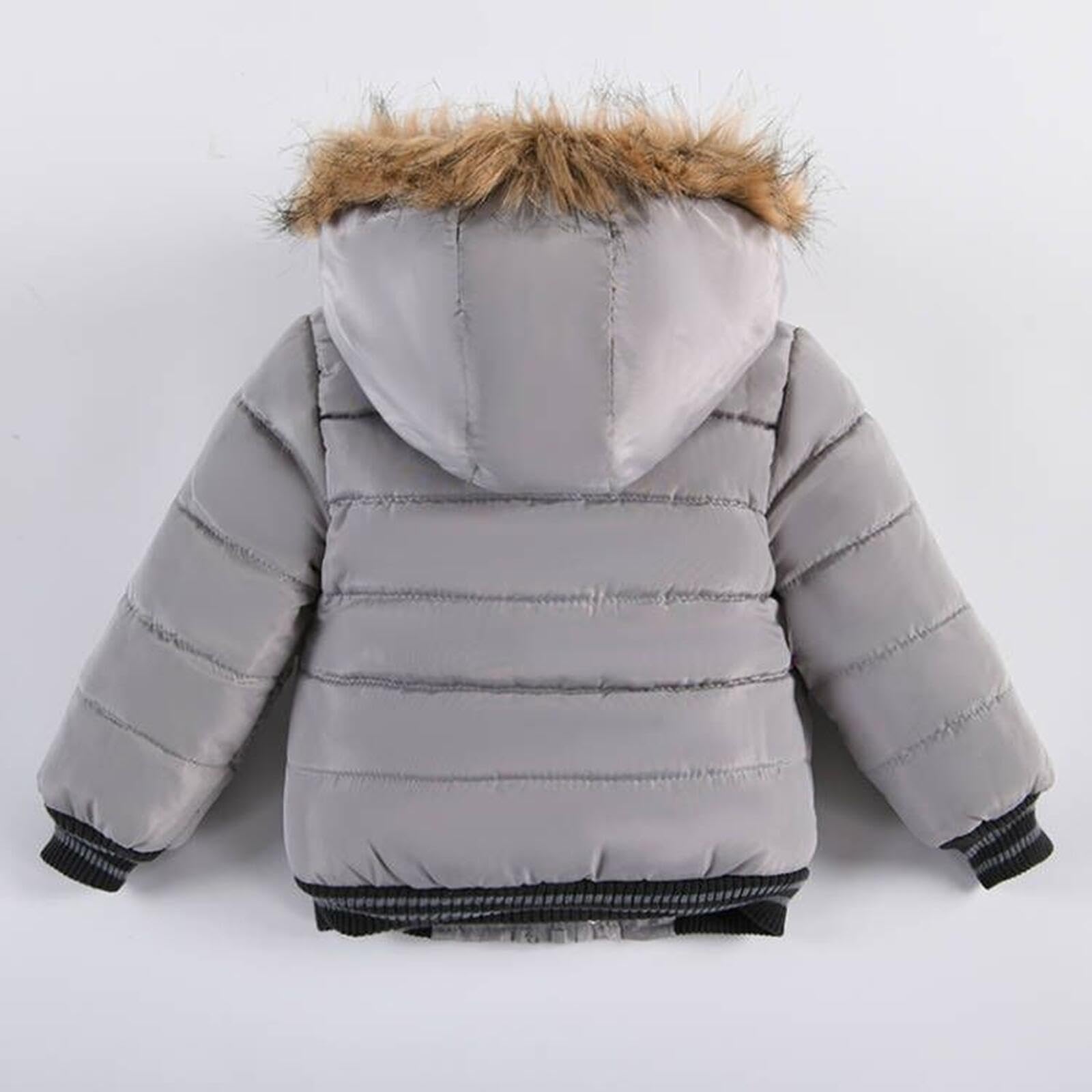 Ropa Niño Invierno Sudadera con capucha Abrigo De Algodón Engrosamiento Chaqueta
