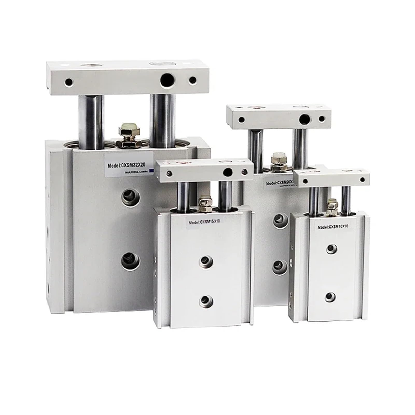 RCGKNNMUZ Dual Rod Cylinder Pneumatic CXSM10 CXSM15 CXSM20 CXSM25 CXSM32 Double Axis(Stroke 75mm,CXSM32)