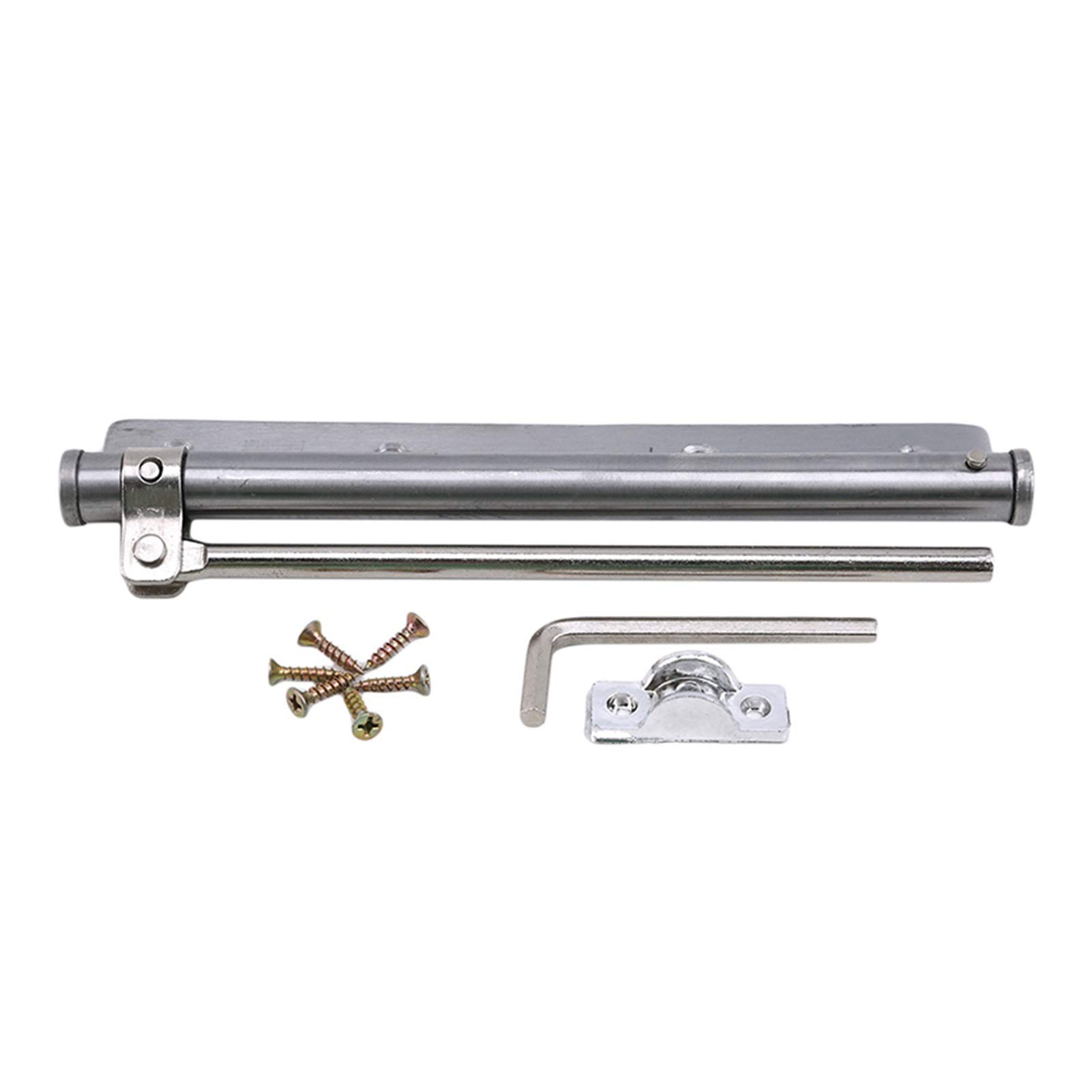 DIY Door Closer,Single Spring Strength Adjustable Surface Mounted Stainless Steel Automatic Closing Fire Rated Door
