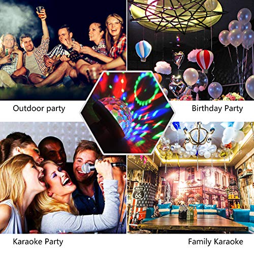 Usb Mini Disco Light, 4Packs, Party Lights Ball Sound Activated Strobe, Rekeen Usb Party Light Dj Led Lamps For Home Room Party Birthday Dj Bar Karaoke Xmas Wedding Show #TOP5
