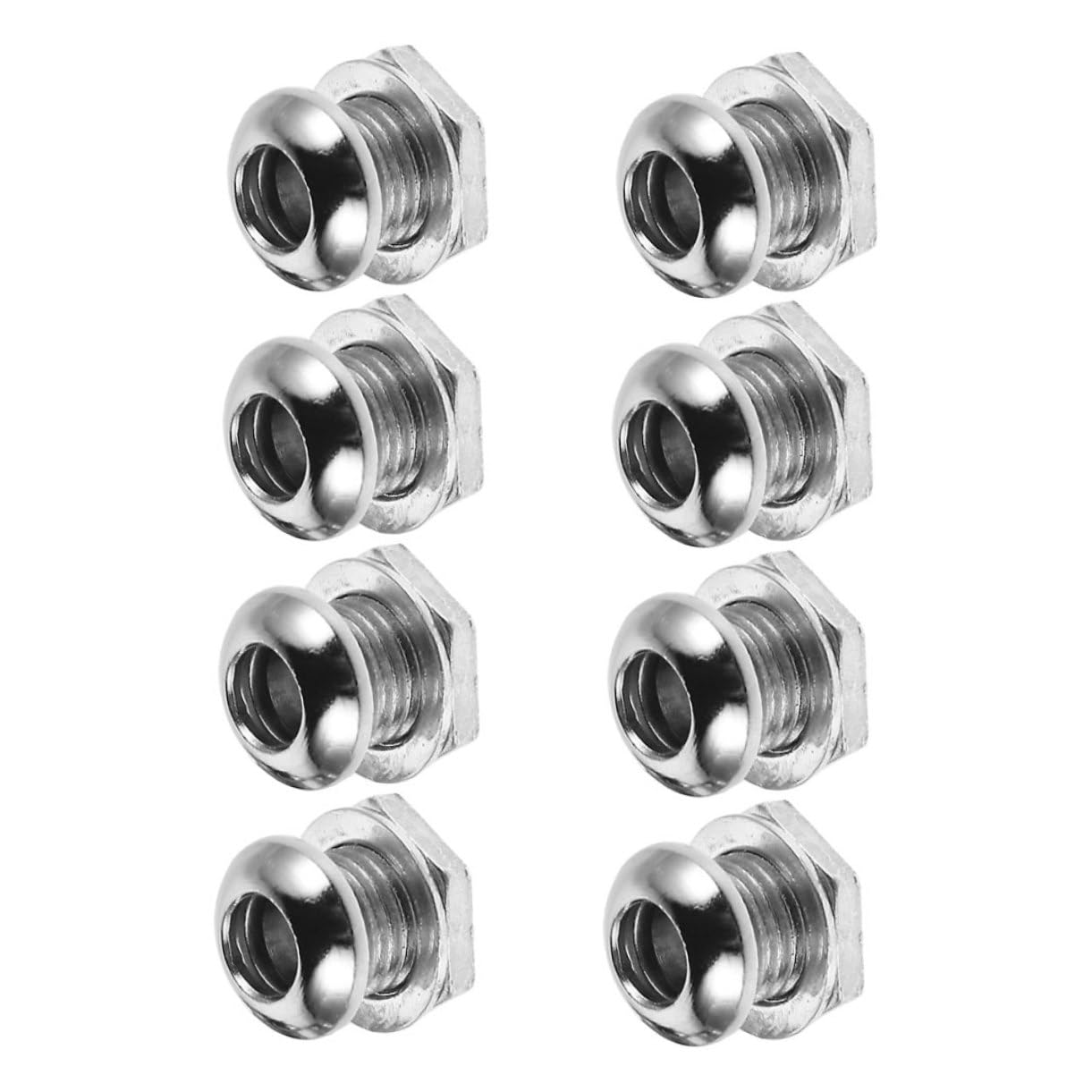 ERINGOGO Long-lasting Snare Drum Air Vent Screws 8 Pack Drum Air Hole Parts Secure Fit for Drums