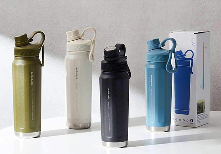 Amazon | 水筒 スポーツボトル 946ml ピンク 断熱ウォーターボトル