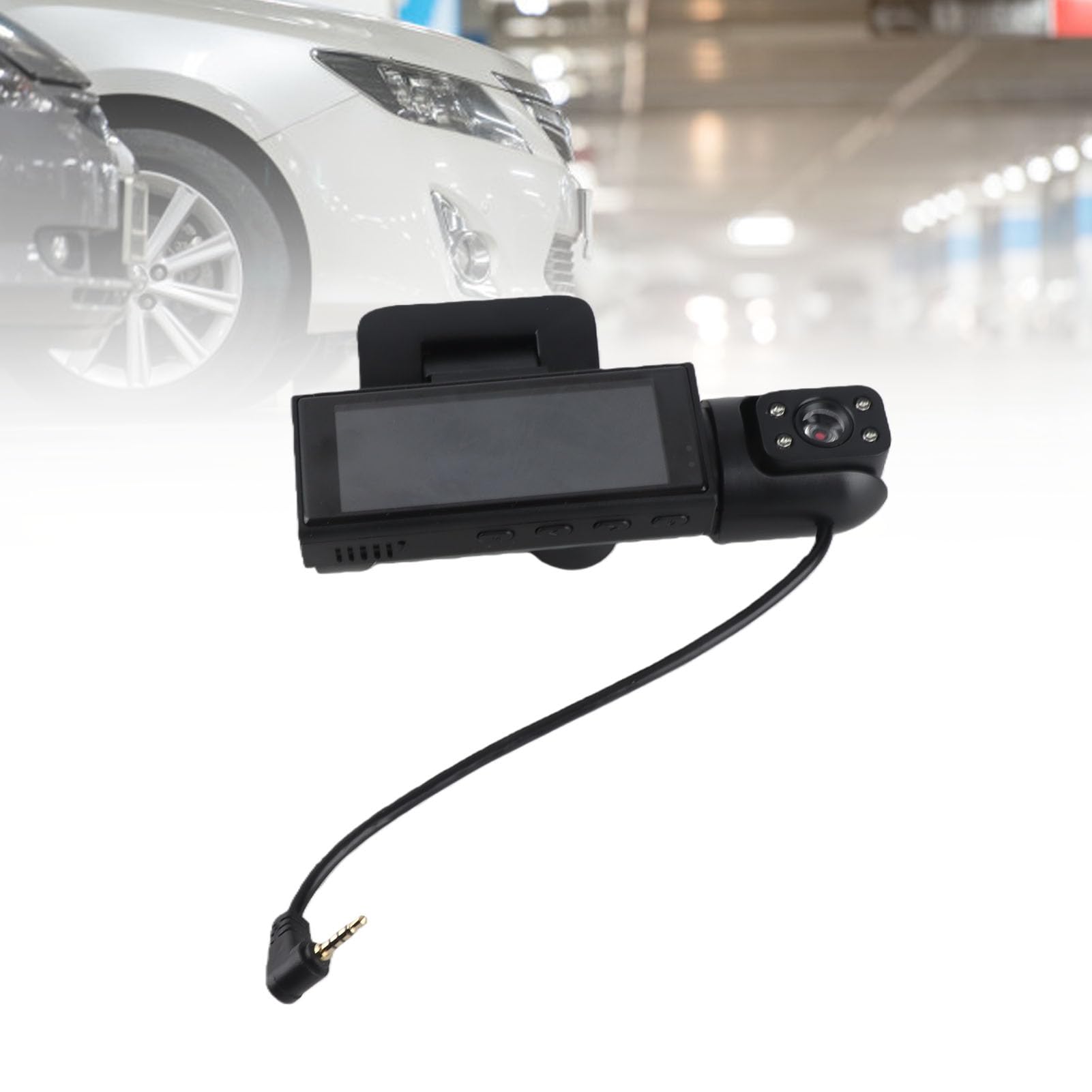Registratore di Guida per Auto 3.16i Registrazione Anteriore Posteriore Telecamera per Cruscotto per Auto HD Parcheggio Notturno per Retromarcia Monitora La Sua Funzione di