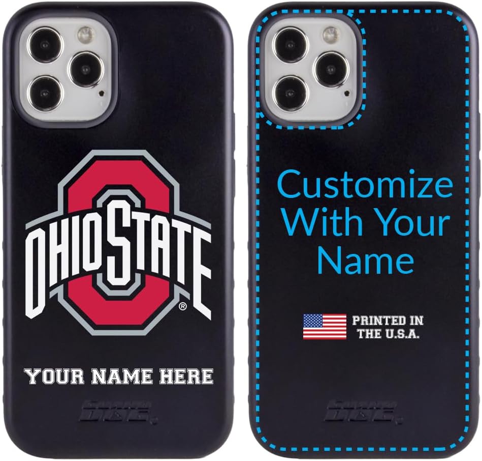 Guard Dog Case Compatible with iPhone 12/12 Pro - Military Grade - Rugged Two Piece Protection - Collegiate Licensed - Ohio State Buckeyes - Logo