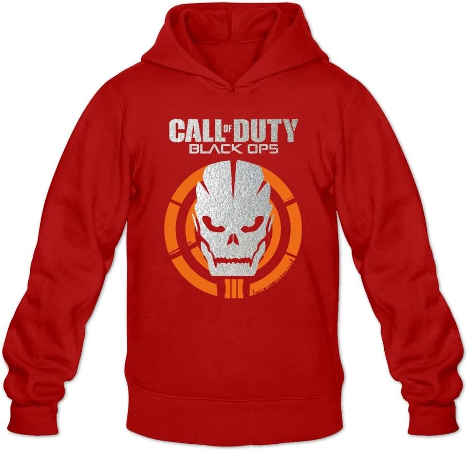 Men's Black Ops 3 Call Of Duty Game Hooded Sweatshirts Red