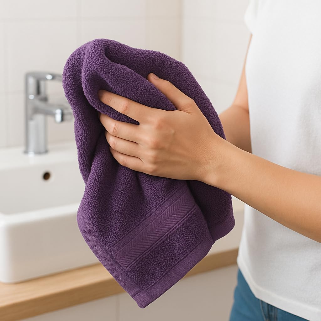 Betz Set Di 10 Asciugamani 100% Cotone 2 Asciugamani Da Doccia 4 Asciugamani 2 Asciugamani Per