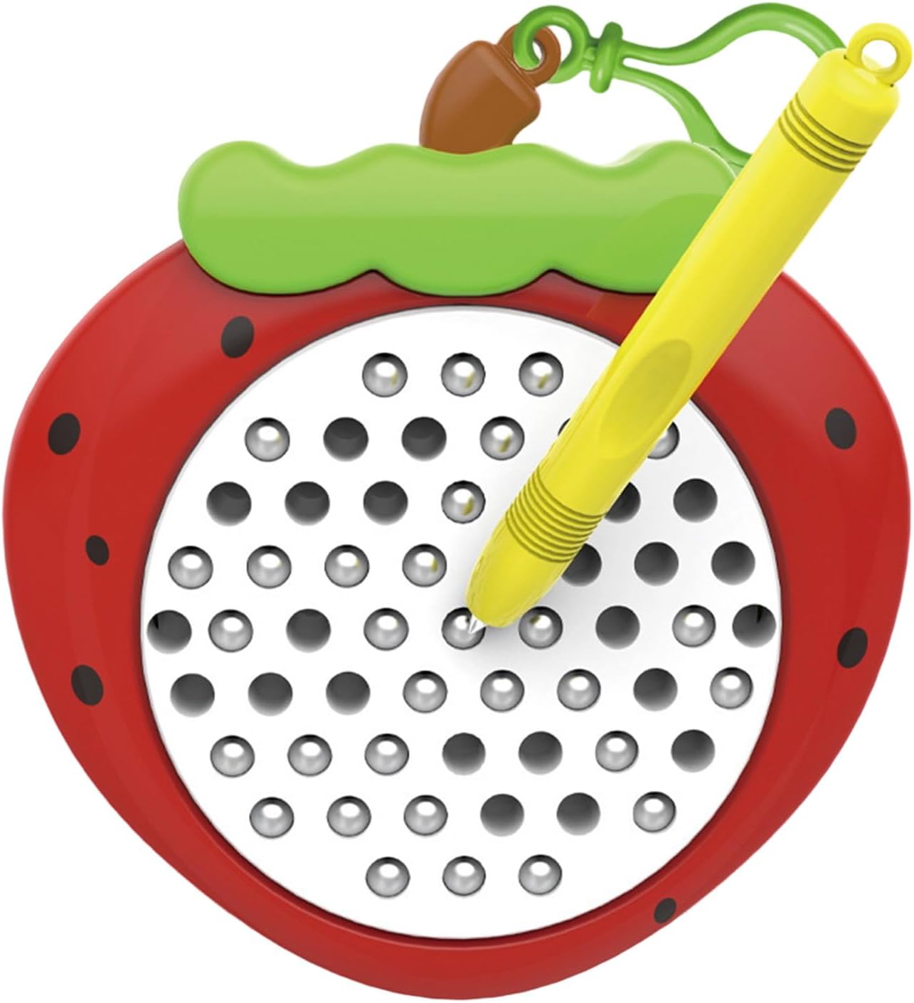 Creative Magnetic Drawing Board Toy with Animal Fruit Design for Portable Keychain Sketch Toy Safe