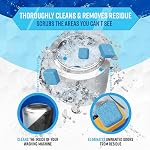 Nettoyeur laveuse pour les propriétaires d'animaux de compagnie - ACTIVE Détartrage enzymatique pour chat & Cheveux de chien, Urine, Or, Résidence, 24 Comprimés Septic-Safe pour charge supérieure, chargeur avant, HE Tub pour lave-linge - 1 Année d'approvisionnement