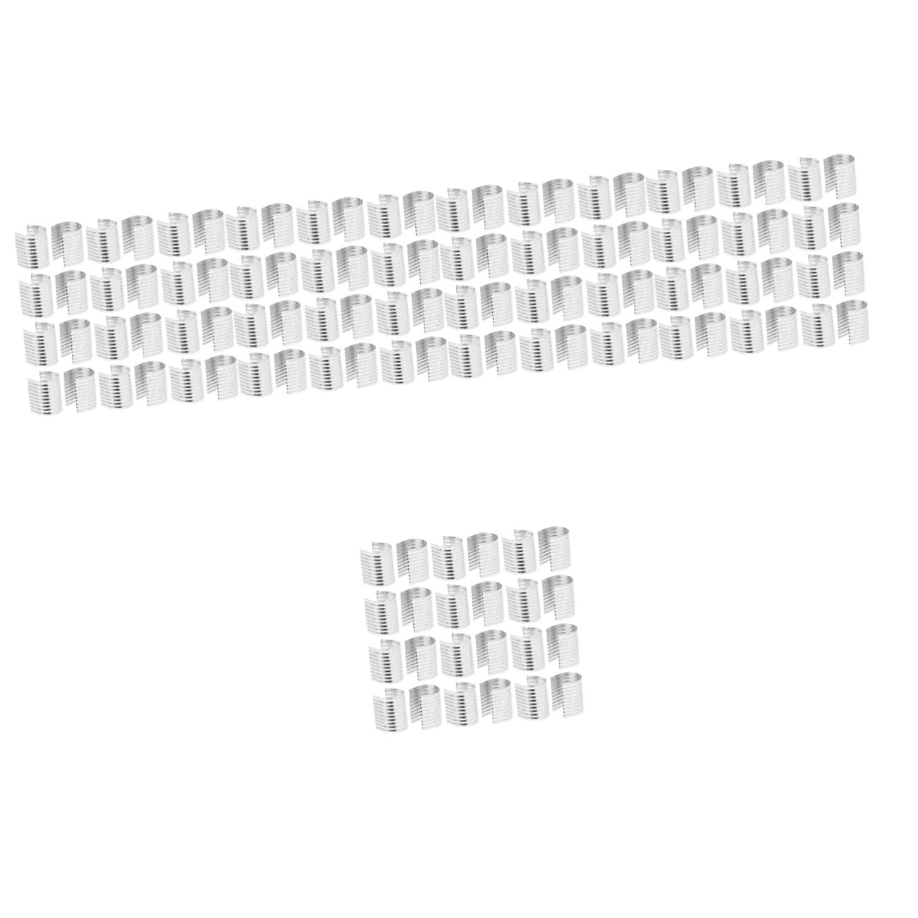 Clips cuir pour bijoux VILLCASE accessoires de fabrication de fermoir collier cylindrique