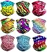 KALILY 9PCS Headband Bandana - Versatile 12-in-1 Sports & Casual Headwear –Multifunctional Seamless Neck Gaiter, Headwrap, Balaclava, Helmet Liner, Face Mask for Camping, Running, Cycling, Fishing etc