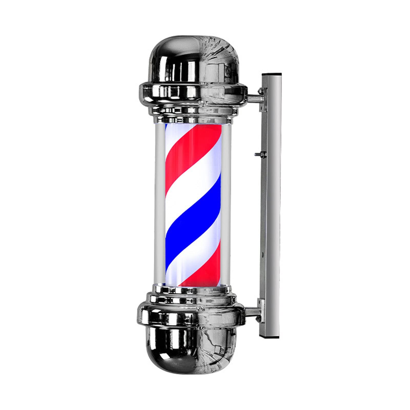 Poste De Luz LED para Peluquería, Peluquería, Barbería, Cartel Abierto, Iluminado, Rojo, Blanco, Azul, Rayas, IP54, Resistente Al Agua, Ahorra Energía (Color : E)