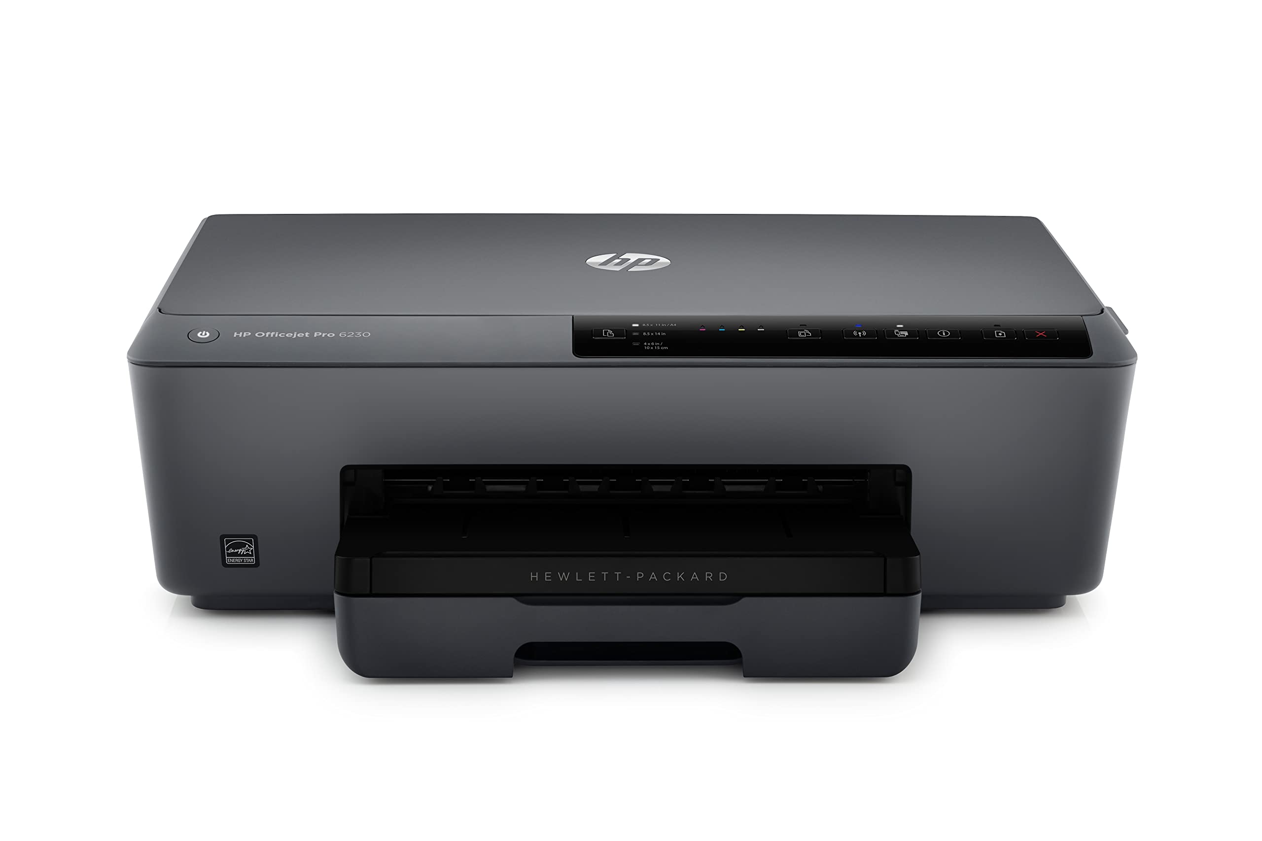 HP OfficeJet Pro 6230 E3E03A, Impresora Monofunción Tinta, Color, Impresión a Doble Cara Automática, Wi-Fi, Gigabit Ethernet, USB 2.0, Smart App, Apple AirPrint, Mopria, Negra