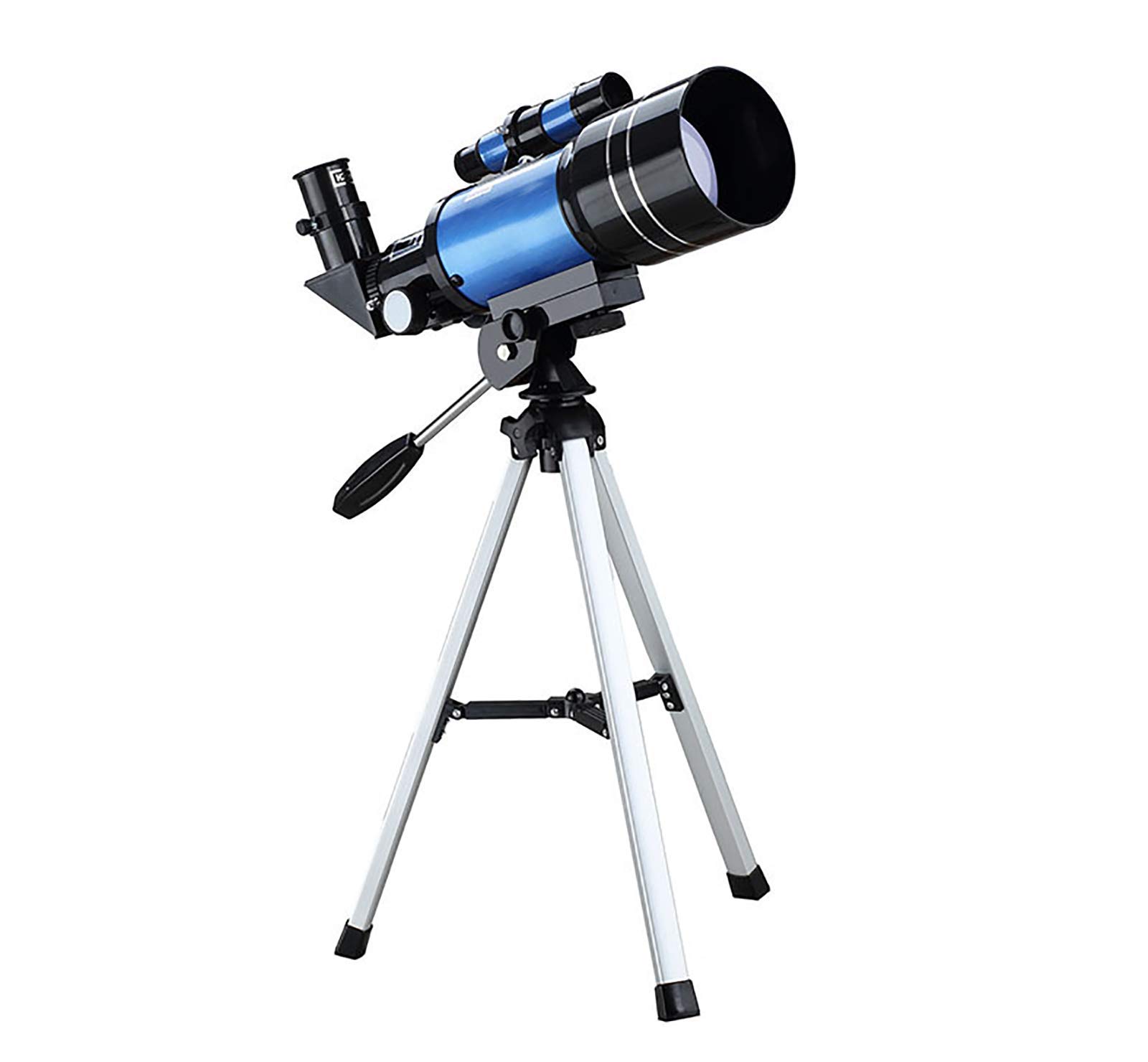 Telescopio astronomico, per Bambini Telescopi Spaziali per scienze dell'educazione, Ktelescopi Portatili per Principianti con treppiede, oculare 1,25 Pollici, Blu