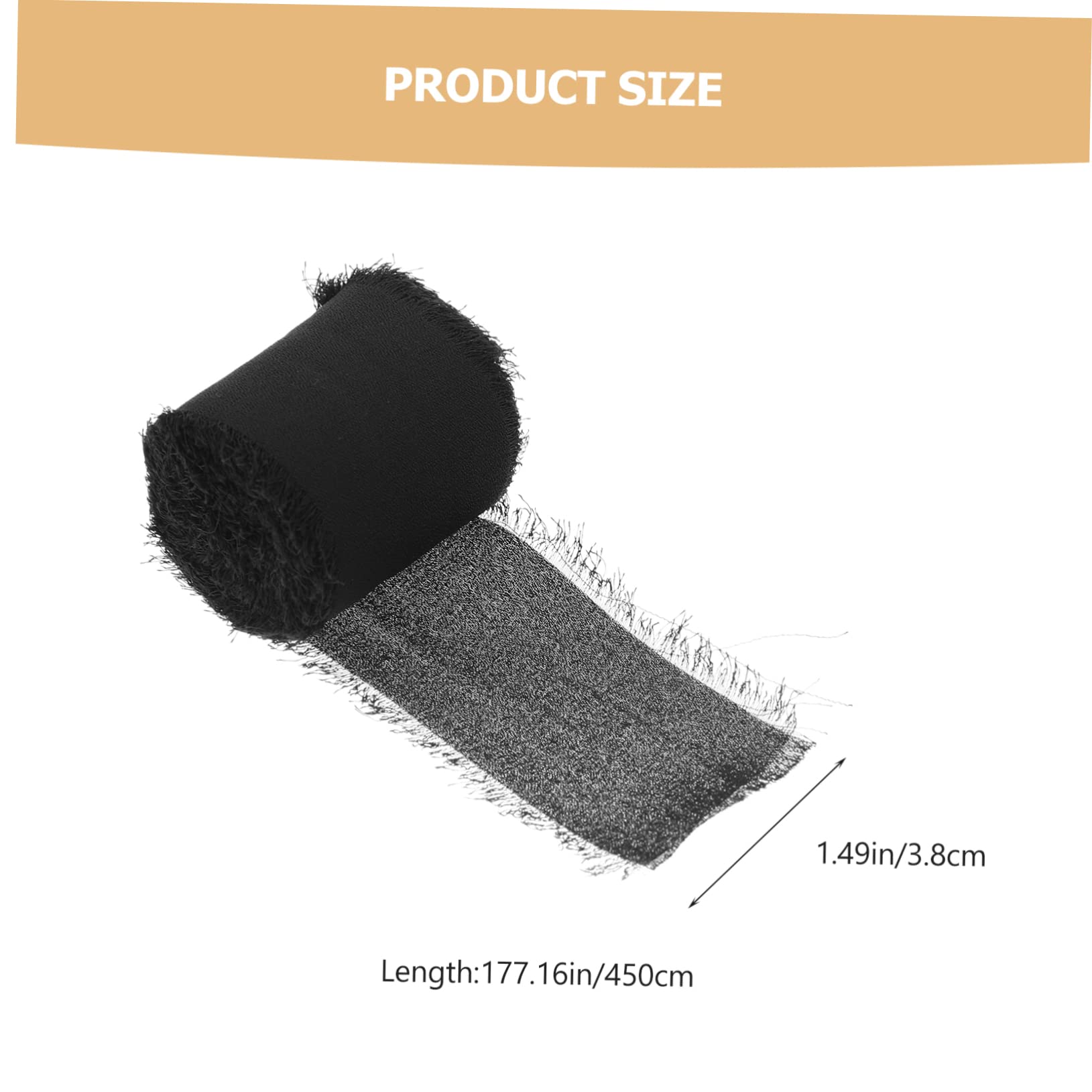 EXCEART 9 Rollen Chiffonband Blumenkuchendekorationen Geschenkbänder für weißes das Schleife Hochzeitsband dekoratives Band Quaste schmücken Polsterstoff Polyester