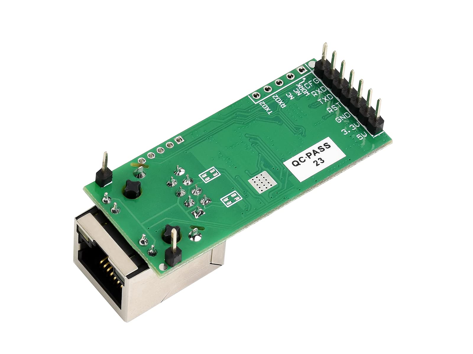 Waveshare Serial UART TTL to Ethernet Converter Module Upgradable High-Speed Low-Power High-Stability UART to ETH Kit (3.3V DC Or 5V DC)