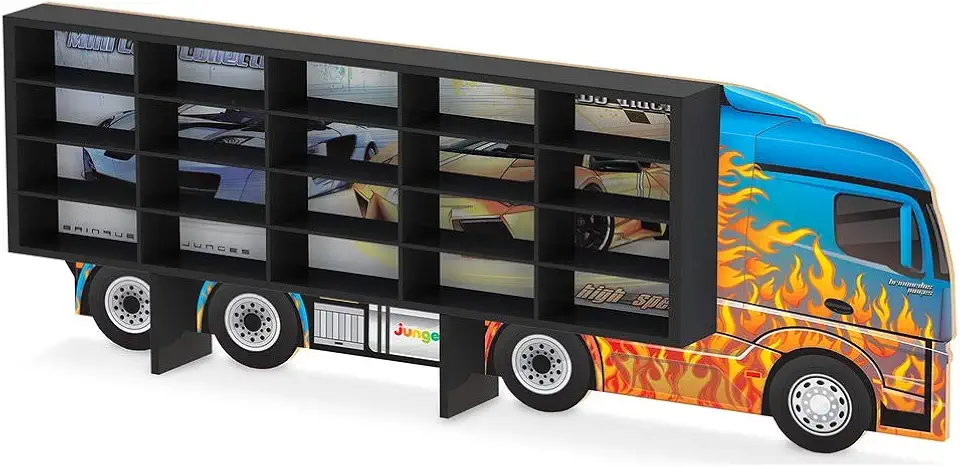 Painel Expositor – 20 Carrinhos, Junges, Multicor