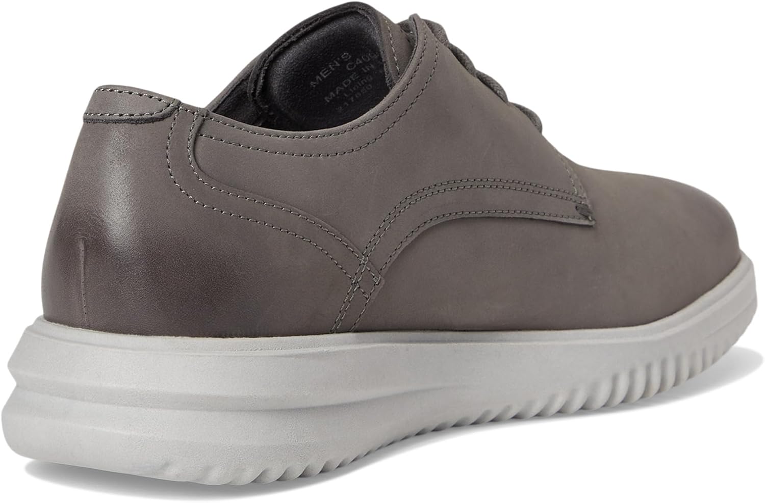 Cole Haan, Men, Grand+ Plain Toe Oxford, Quiet Shade Nubuck/Microchip, 11.5, Wide - Image 3