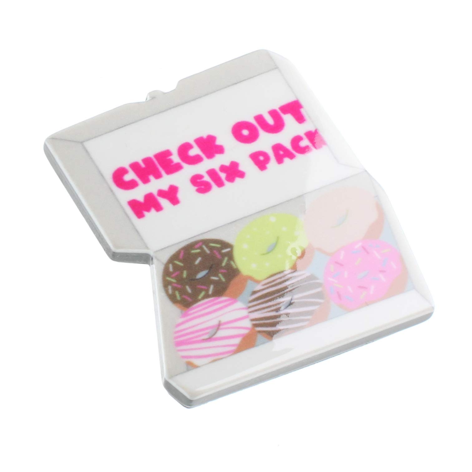 Check Out My Six Pack Donut Doughnut Lovers Novelty Magnet