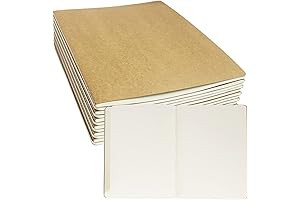 12 Pack Large 8.5x11 inch Blank Page Notebook