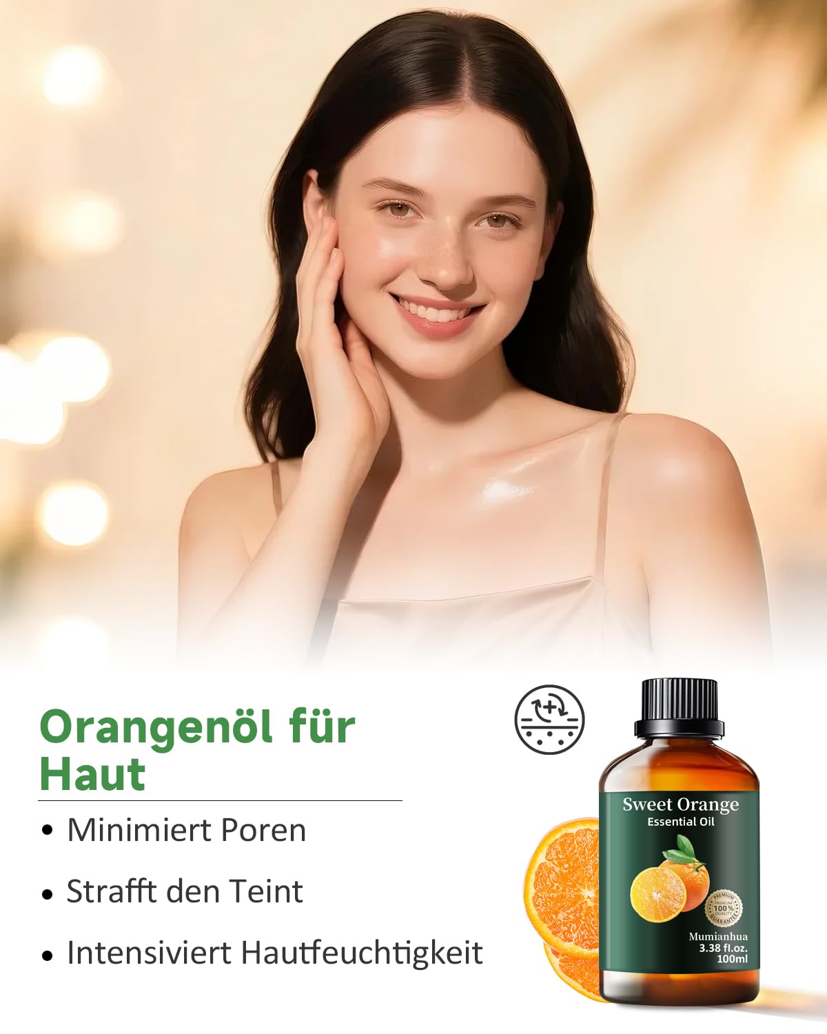 Mumianhua olejek waniliowy do skóry, włosów, dyfuzora, produkcji mydła, do produkcji świec, czyszczenia 100 ml