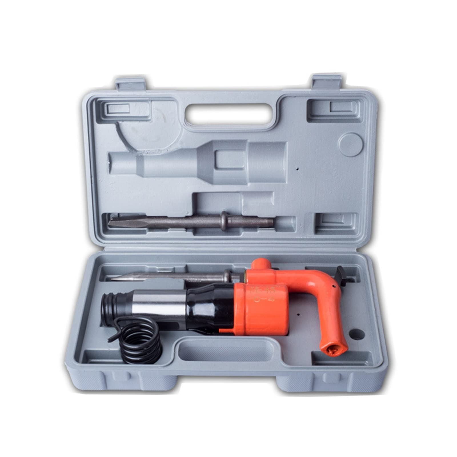 CVFRDD Air Hammer, Electric Breaker, Shock-absorbing Air Shovel Pneumatic Strong Impact Leveling Tool Derusting Welding Slag Pick(C4)