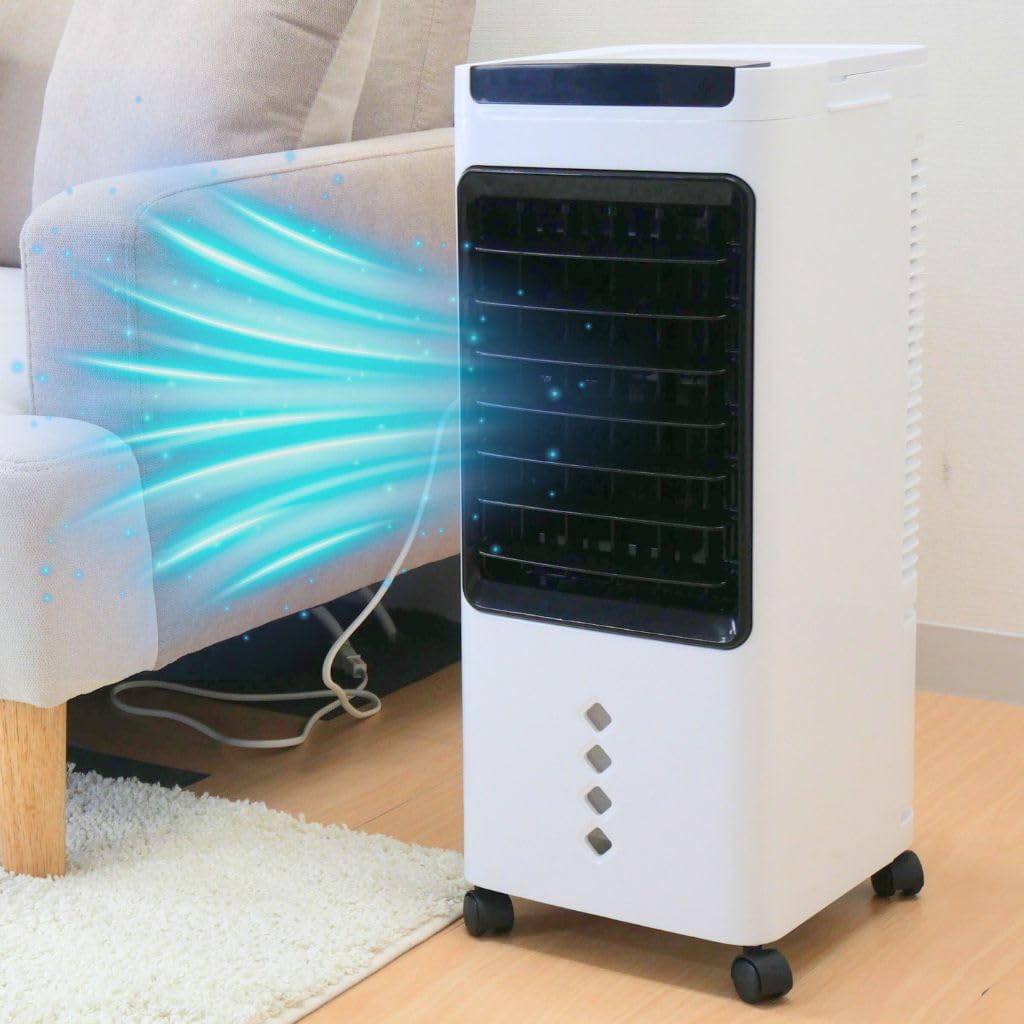 Amazon | 【氷を入れて、ひんやり風】 ONE STEP 冷風機 扇風機 小型