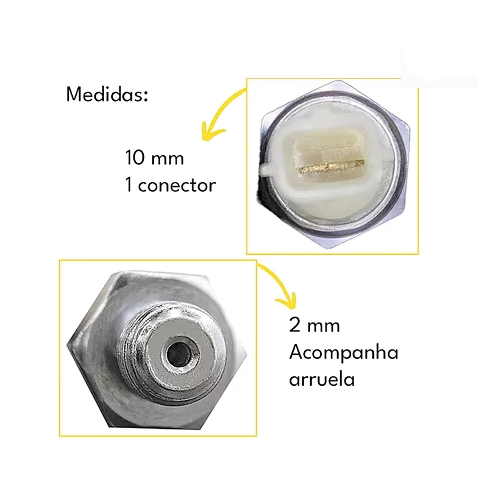 Przełącznik czujnika ciśnienia oleju KWI 1-pin 2.0 16V 1.0 dla Grand 2006-2012