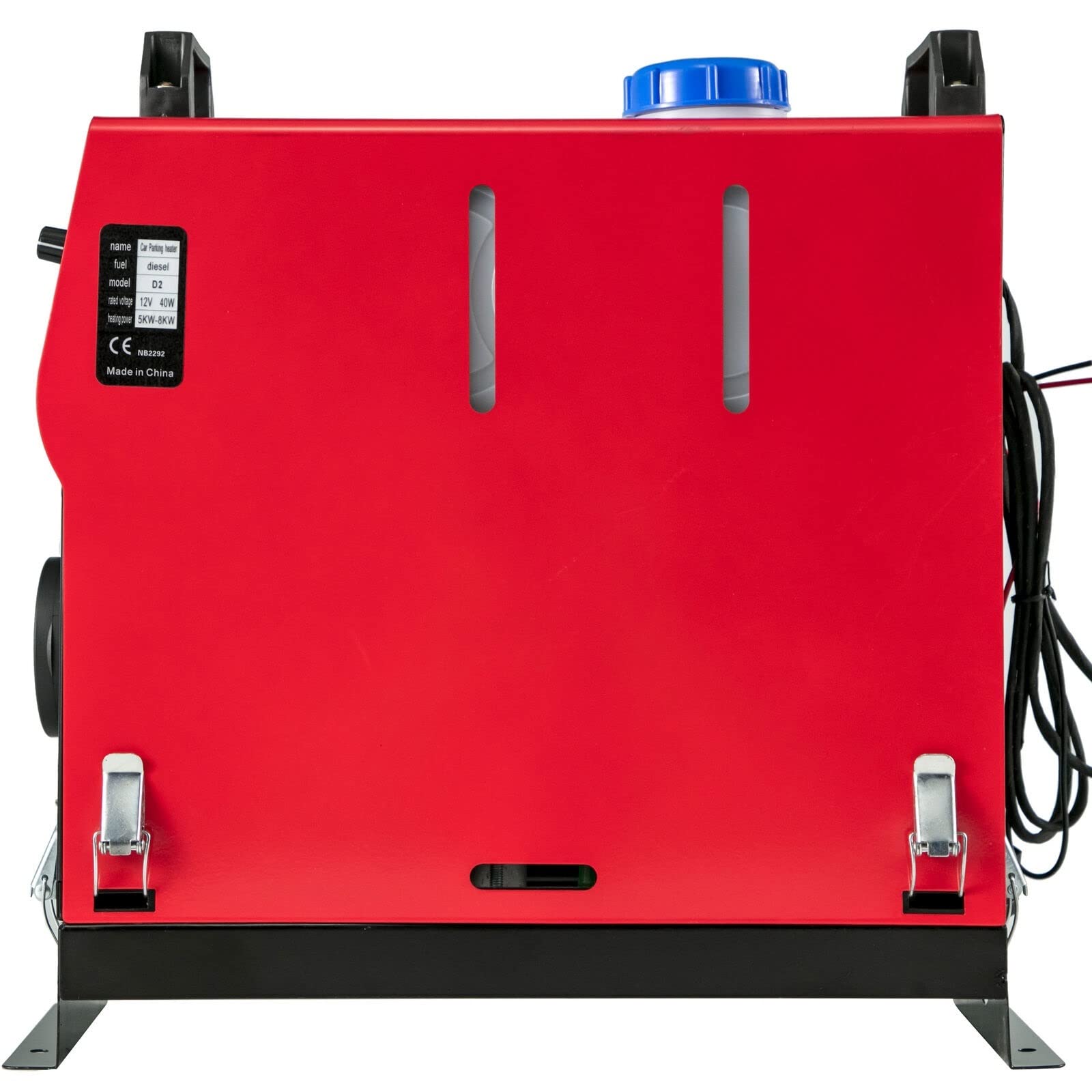 12V 8KW Chauffage à Air Diesel Chauffage Carburant Chauffage de stationnement Stationnaire Chauffage à Air de Voiture Parking 1 Sortie d'air Interrupteur LCD