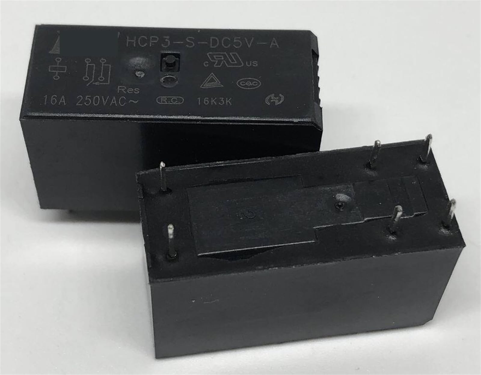 Relais 6 broches HCP3-S-DC5V-A à haute capacité de commutation 16A