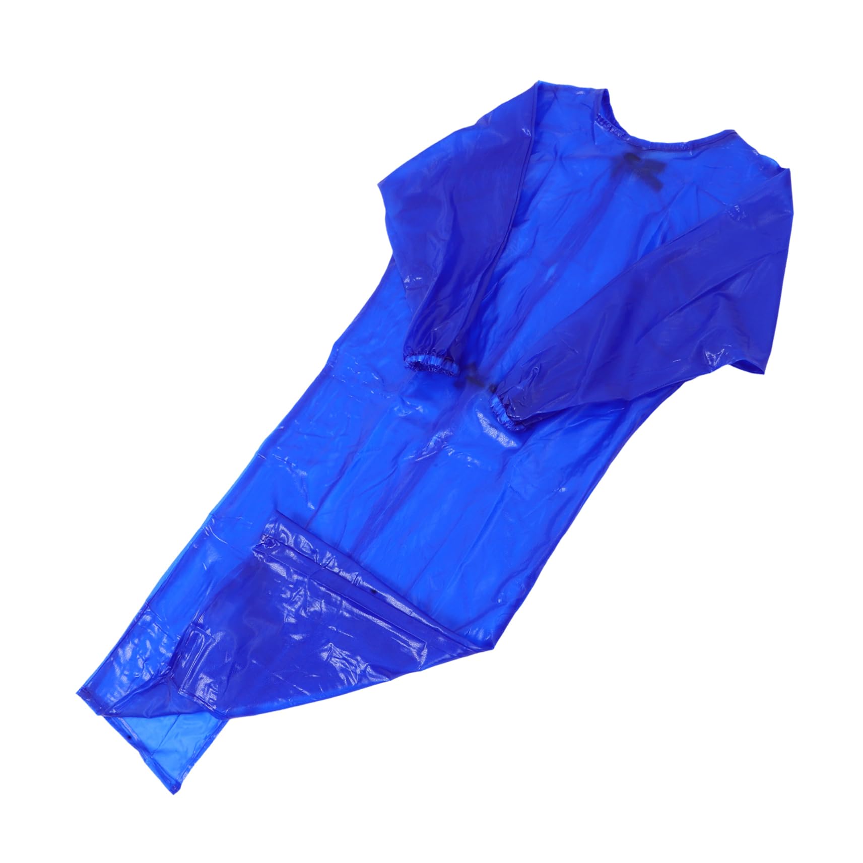 NUOBESTY Langarmbluse Laborkittel Wasserdichte Schürzen Geschirrspülschürze Wasserdicht Schürzen Masse Küchenschürzenärmel Laborjacke Bulk-schürzen Blue Pvc